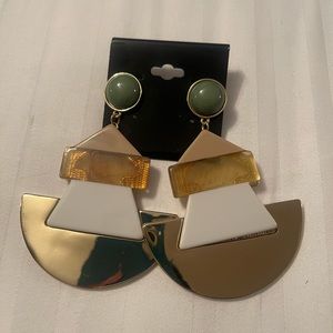 Asos Geometric Shape Earrings